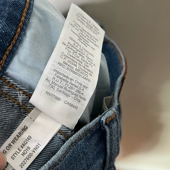 Madewell Petite 10" High Rise Skinny Jeans Mackey Wash Women’s Size 25P - Picture 13 of 14